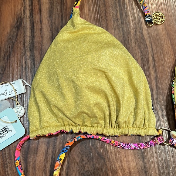 SOLD Luli Fama Shore Thing Reversible Looped Triangle Top - Picture 12 of 16